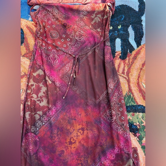 Cider Paisley Mesh Maxi Dress - Picture 4 of 4